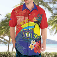 Belize Independence Day Hawaiian Shirt 501 Proud Keel Billed Toucan Tropical - Wonder Print Shop