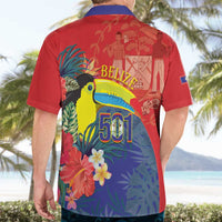 Belize Independence Day Hawaiian Shirt 501 Proud Keel Billed Toucan Tropical - Wonder Print Shop