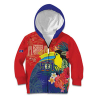 Belize Independence Day Kid Hoodie 501 Proud Keel Billed Toucan Tropical - Wonder Print Shop