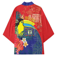 Belize Independence Day Kimono 501 Proud Keel Billed Toucan Tropical - Wonder Print Shop