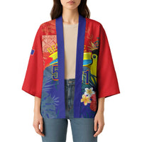 Belize Independence Day Kimono 501 Proud Keel Billed Toucan Tropical - Wonder Print Shop