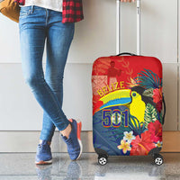 Belize Independence Day Luggage Cover 501 Proud Keel Billed Toucan Tropical - Wonder Print Shop