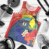 Belize Independence Day Men Tank Top 501 Proud Keel Billed Toucan Tropical - Wonder Print Shop
