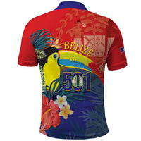 Belize Independence Day Polo Shirt 501 Proud Keel Billed Toucan Tropical - Wonder Print Shop