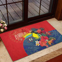 Belize Independence Day Rubber Doormat 501 Proud Keel Billed Toucan Tropical - Wonder Print Shop