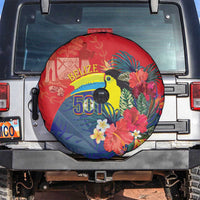 Belize Independence Day Spare Tire Cover 501 Proud Keel Billed Toucan Tropical - Wonder Print Shop
