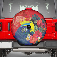 Belize Independence Day Spare Tire Cover 501 Proud Keel Billed Toucan Tropical - Wonder Print Shop