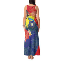 Belize Independence Day Tank Maxi Dress 501 Proud Keel Billed Toucan Tropical - Wonder Print Shop