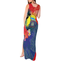 Belize Independence Day Tank Maxi Dress 501 Proud Keel Billed Toucan Tropical - Wonder Print Shop