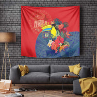 Belize Independence Day Tapestry 501 Proud Keel Billed Toucan Tropical - Wonder Print Shop
