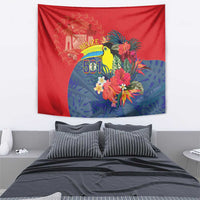 Belize Independence Day Tapestry 501 Proud Keel Billed Toucan Tropical - Wonder Print Shop
