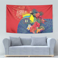 Belize Independence Day Tapestry 501 Proud Keel Billed Toucan Tropical - Wonder Print Shop