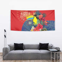 Belize Independence Day Tapestry 501 Proud Keel Billed Toucan Tropical - Wonder Print Shop