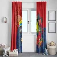 Belize Independence Day Window Curtain 501 Proud Keel Billed Toucan Tropical - Wonder Print Shop