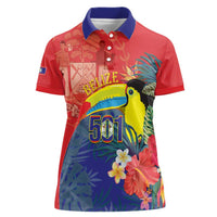 Belize Independence Day Women Polo Shirt 501 Proud Keel Billed Toucan Tropical - Wonder Print Shop
