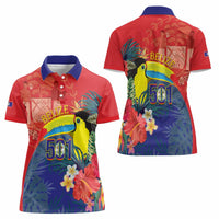 Belize Independence Day Women Polo Shirt 501 Proud Keel Billed Toucan Tropical - Wonder Print Shop
