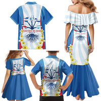 Central America Independence day Family Matching Mermaid Dress and Hawaiian Shirt September 15th Together We Grow - Wonder Print Shop