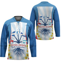 Central America Independence day Hockey Jersey September 15th Together We Grow - Wonder Print Shop