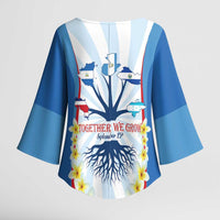 Central America Independence day Kimono Sleeve Blouse September 15th Together We Grow - Wonder Print Shop