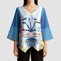 Central America Independence day Kimono Sleeve Blouse September 15th Together We Grow - Wonder Print Shop