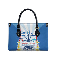 Central America Independence day Leather Bag September 15th Together We Grow - Wonder Print Shop