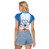 Central America Independence day Raglan Cropped T Shirt September 15th Together We Grow - Wonder Print Shop