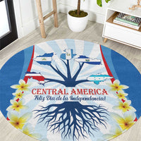 Central America Independence day Round Carpet September 15th Together We Grow - Wonder Print Shop