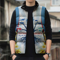 Central America Independence day Sleeveless Puffer Jacket September 15th Together We Grow - Wonder Print Shop