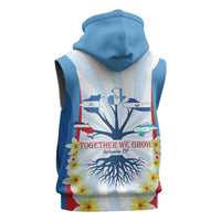 Central America Independence day Sleeveless Zip Hoodie September 15th Together We Grow - Wonder Print Shop