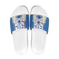 Central America Independence day Slide Sandals September 15th Together We Grow - Wonder Print Shop