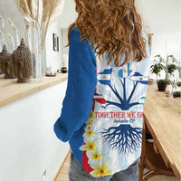 Central America Independence day Women Casual Shirt September 15th Together We Grow - Wonder Print Shop