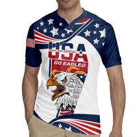 Custom USA Rugby Sevens Rugby Jersey Go Eagles Flag Style - Wonder Print Shop