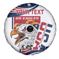 Custom USA Rugby Sevens Spare Tire Cover Go Eagles Flag Style - Wonder Print Shop