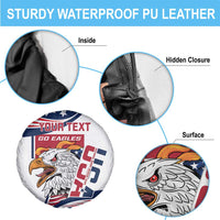 Custom USA Rugby Sevens Spare Tire Cover Go Eagles Flag Style - Wonder Print Shop