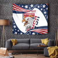 Custom USA Rugby Sevens Tapestry Go Eagles Flag Style - Wonder Print Shop