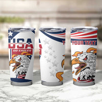 Custom USA Rugby Sevens Tumbler Cup Go Eagles Flag Style - Wonder Print Shop