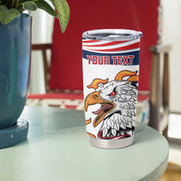 Custom USA Rugby Sevens Tumbler Cup Go Eagles Flag Style - Wonder Print Shop