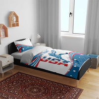 Custom USA Basketball Bedding Set 2024 Go Dream Team Curve Style - Wonder Print Shop