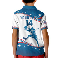 Custom USA Basketball Kid Polo Shirt 2024 Go Dream Team Curve Style - Wonder Print Shop