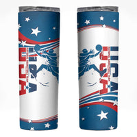 USA Basketball Skinny Tumbler 2024 Go Dream Team Curve Style - Wonder Print Shop