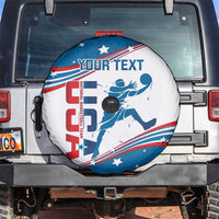 Custom USA Basketball Spare Tire Cover 2024 Go Dream Team Curve Style - Wonder Print Shop