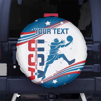 Custom USA Basketball Spare Tire Cover 2024 Go Dream Team Curve Style - Wonder Print Shop