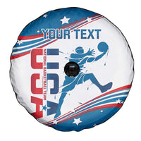 Custom USA Basketball Spare Tire Cover 2024 Go Dream Team Curve Style - Wonder Print Shop