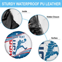 Custom USA Basketball Spare Tire Cover 2024 Go Dream Team Curve Style - Wonder Print Shop