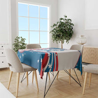 Custom USA Basketball Tablecloth 2024 Go Dream Team Curve Style - Wonder Print Shop