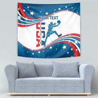 Custom USA Basketball Tapestry 2024 Go Dream Team Curve Style - Wonder Print Shop