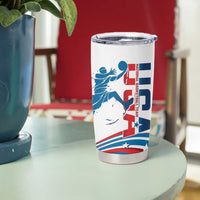 USA Basketball Tumbler Cup 2024 Go Dream Team Curve Style - Wonder Print Shop