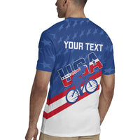 Personalized USA Cycling Rugby Jersey United States Bike Racing Lover - Wonder Print Shop