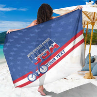 Personalized USA Cycling Sarong United States Bike Racing Lover - Wonder Print Shop