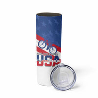 USA Cycling Skinny Tumbler United States Bike Racing Lover - Wonder Print Shop